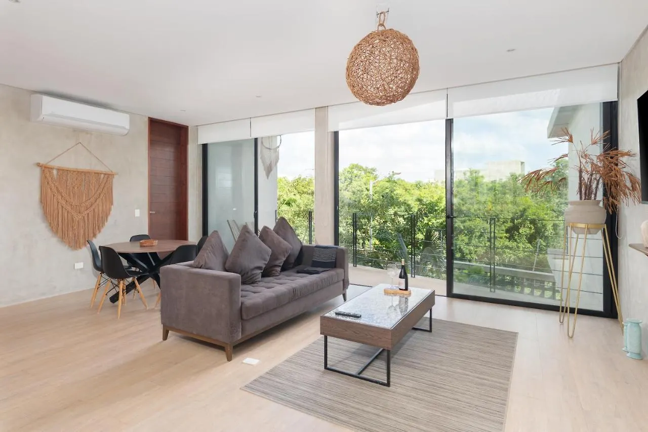 Modern 4Br Apartment In La Veleta With Rooftop Pool, Amazing Amenities & Incredible Jungle View Tulum