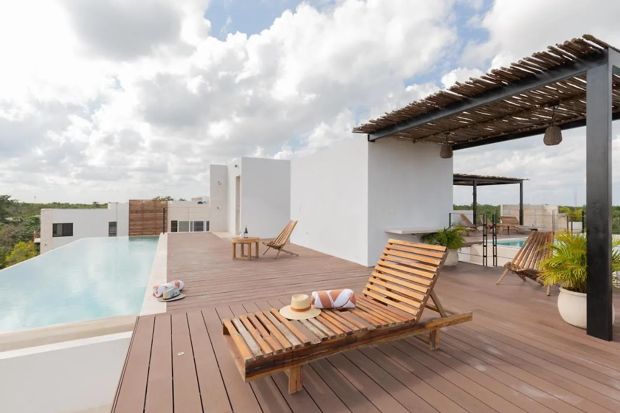 Modern 4Br Apartment In La Veleta With Rooftop Pool, Amazing Amenities & Incredible Jungle View Tulum