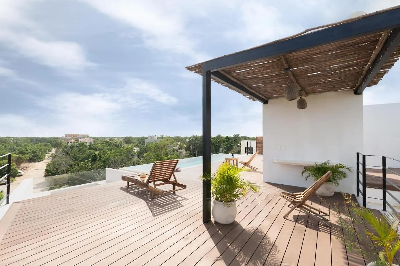Modern 4Br Apartment In La Veleta With Rooftop Pool, Amazing Amenities & Incredible Jungle View Tulum Mexico