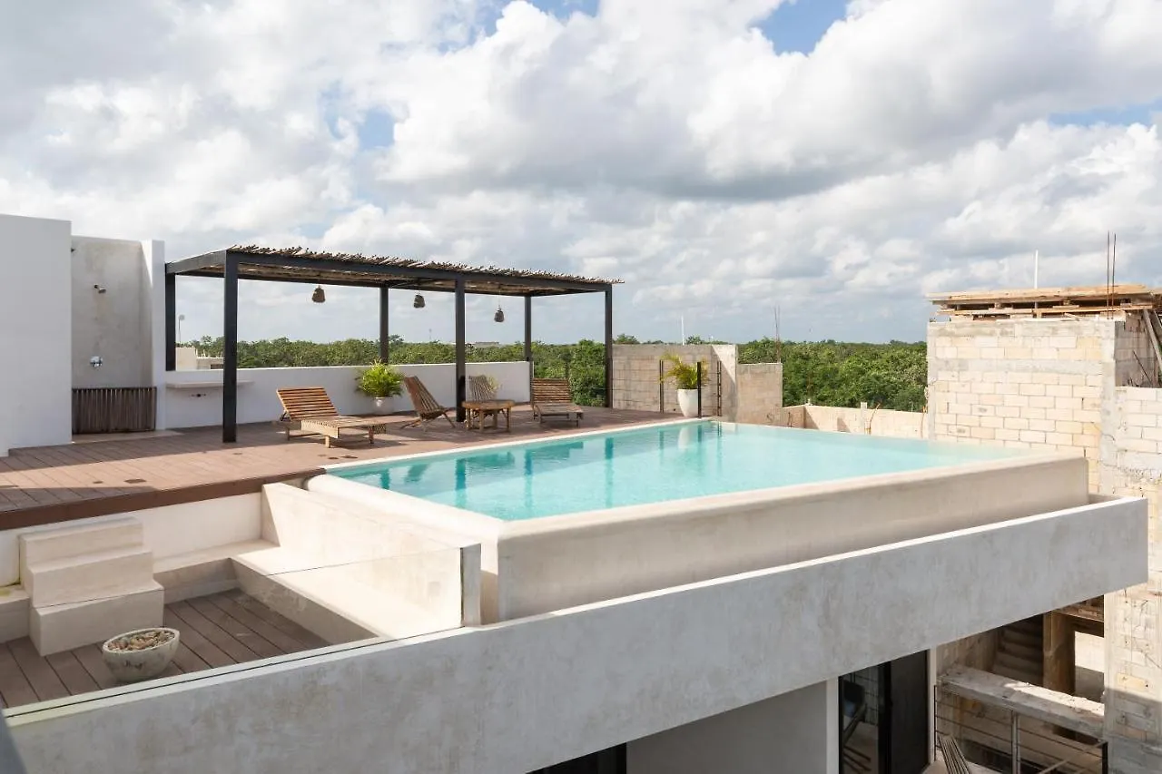 Modern 4Br Apartment In La Veleta With Rooftop Pool, Amazing Amenities & Incredible Jungle View Tulum