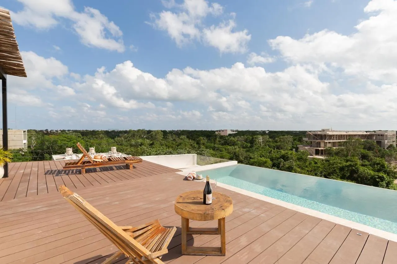 Modern 4Br Apartment In La Veleta With Rooftop Pool, Amazing Amenities & Incredible Jungle View Tulum 0*,  Mexico