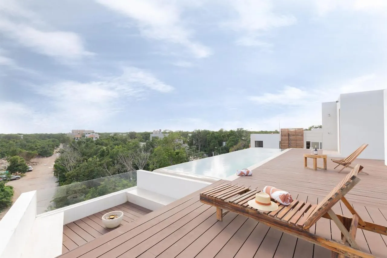 Modern 4Br Apartment In La Veleta With Rooftop Pool, Amazing Amenities & Incredible Jungle View Tulum
