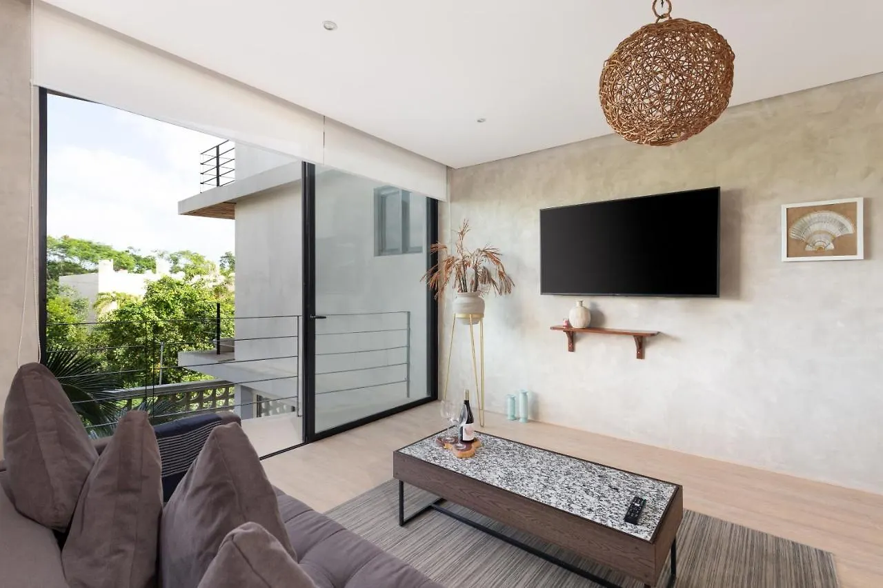 Modern 4Br Apartment In La Veleta With Rooftop Pool, Amazing Amenities & Incredible Jungle View Tulum